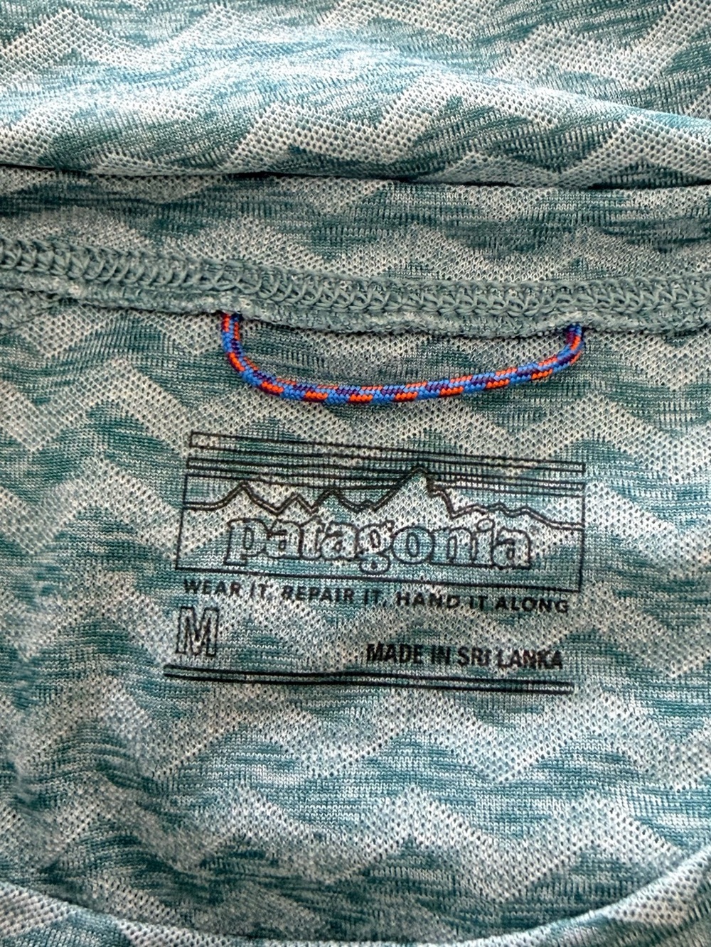 Patagonia | Ridge Flow Running Shirt | Wetland Blue | Size Medium - Picture 3 of 4